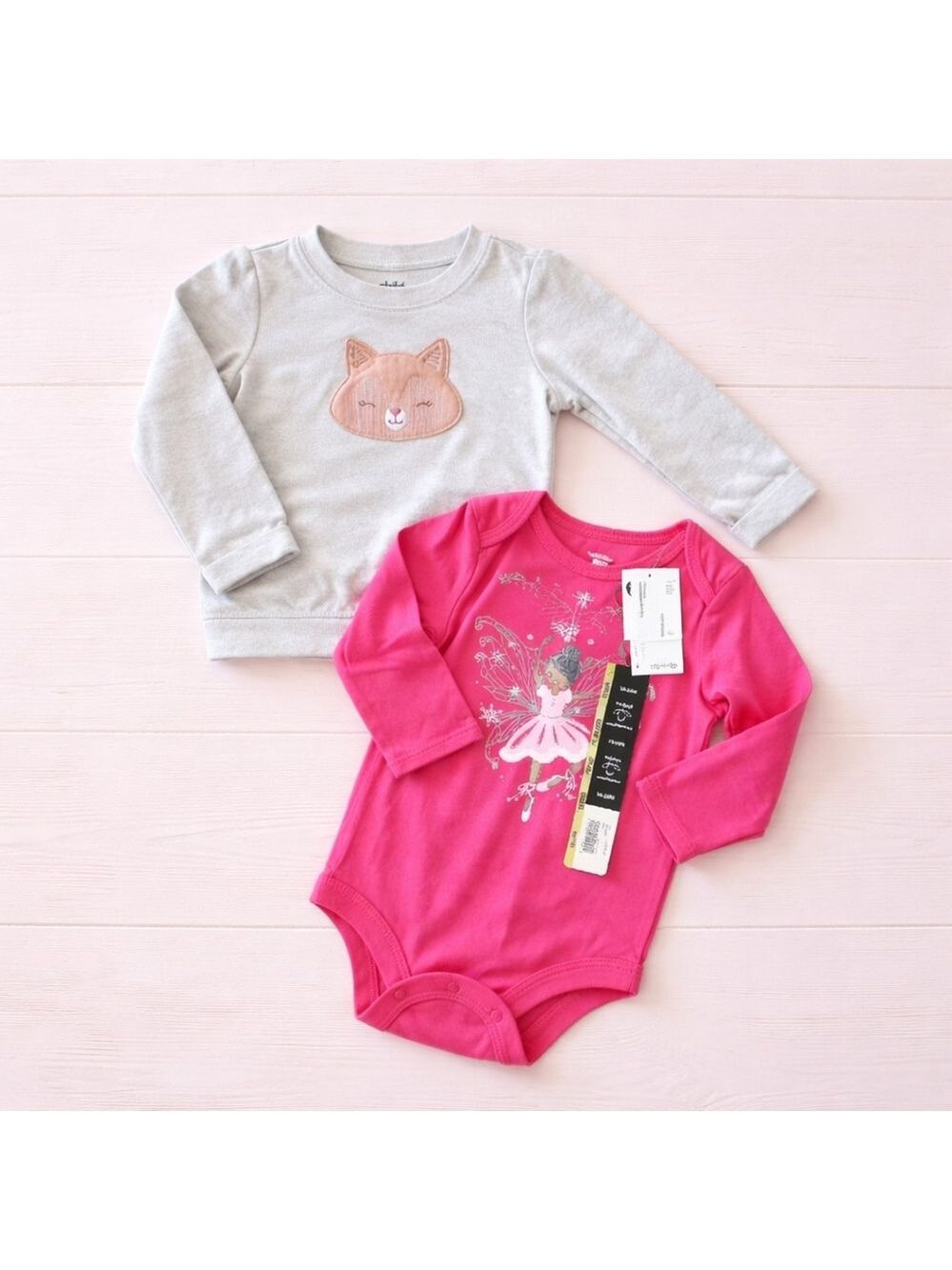 5/$25 George 18-24M Ballerina Bodysuit + Carter’s 24M Fox Top Bundle